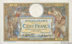 100 Francs LUC OLIVIER MERSON sans LOM FRANCE  1923 F.23.16 TTB