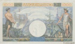 1000 Francs COMMERCE ET INDUSTRIE FRANKREICH  1944 F.39.11 VZ