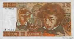 10 Francs BERLIOZ FRANKREICH  1974 F.63.04 SS