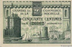 50 Centimes Numéro radar FRANCE regionalismo e varie La Rochelle 1915 JP.066.01 AU