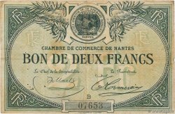 2 Francs FRANCE regionalism and miscellaneous Nantes 1918 JP.088.10 VG