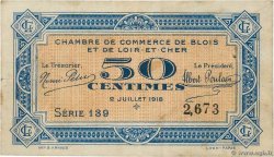 50 Centimes FRANCE regionalismo y varios Blois 1918 JP.028.09