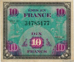10 Francs DRAPEAU FRANKREICH  1944 VF.18.01 S