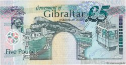 5 Pounds Sterling GIBRALTAR  2000 P.29 FDC