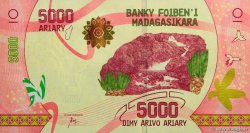 5000 Ariary MADAGASKAR  2017 P.102 ST