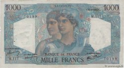 1000 Francs MINERVE ET HERCULE FRANCE  1945 F.41.07 VF-