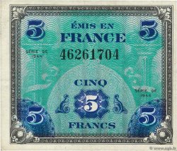 5 Francs DRAPEAU FRANCIA  1944 VF.17.01 MBC