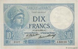 10 Francs MINERVE FRANCE  1930 F.06.14 TTB