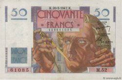 50 Francs LE VERRIER FRANCIA  1947 F.20.07