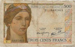 300 Francs FRANKREICH  1939 F.29.03 fSGE
