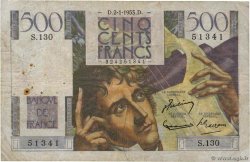500 Francs CHATEAUBRIAND FRANCIA  1953 F.34.11 q.MB