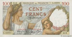 100 Francs SULLY FRANCIA  1940 F.26.32 q.FDC