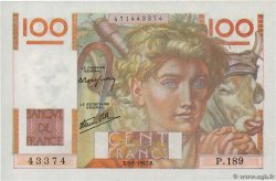 100 Francs JEUNE PAYSAN FRANCE  1947 F.28.13 AU+