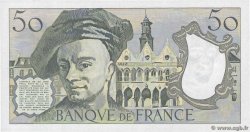 50 Francs QUENTIN DE LA TOUR FRANCIA  1982 F.67.08 q.FDC