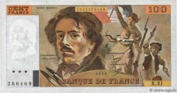 100 Francs DELACROIX modifié FRANCIA  1979 F.69.03 BB