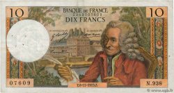 10 Francs VOLTAIRE FRANCE  1973 F.62.64 TB+