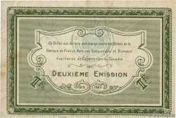 1 Franc FRANCE régionalisme et divers Caen et Honfleur 1915 JP.034.14 TTB