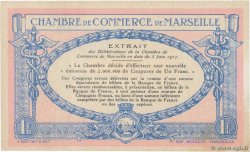 1 Franc FRANCE regionalism and miscellaneous Marseille 1917 JP.079.64 XF