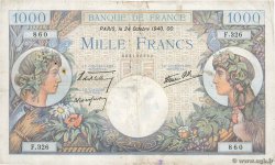 1000 Francs COMMERCE ET INDUSTRIE FRANCE  1940 F.39.01