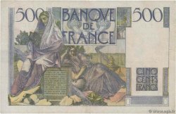 500 Francs CHATEAUBRIAND FRANKREICH  1945 F.34.03 SGE