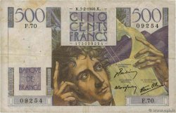 500 Francs CHATEAUBRIAND FRANKREICH  1946 F.34.04