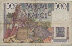 500 Francs CHATEAUBRIAND FRANCE  1946 F.34.05 VG