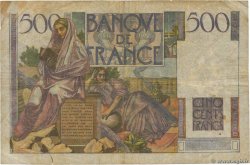 500 Francs CHATEAUBRIAND FRANCE  1953 F.34.11 VG