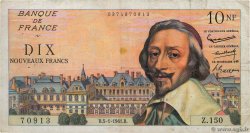10 Nouveaux Francs RICHELIEU FRANCE  1961 F.57.13 pr.TB
