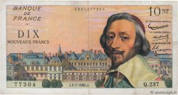 10 Nouveaux Francs RICHELIEU FRANCE  1962 F.57.20 TB