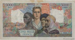 5000 Francs EMPIRE FRANÇAIS FRANCIA  1946 F.47.51