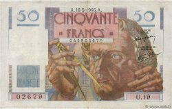50 Francs LE VERRIER FRANKREICH  1946 F.20.04 fSS