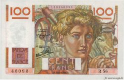 100 Francs JEUNE PAYSAN FRANCIA  1946 F.28.05 AU+