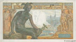 1000 Francs DÉESSE DÉMÉTER FRANCE  1942 F.40.03 pr.TTB