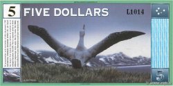 5 Dollars ANTARTIDE  2001  FDC