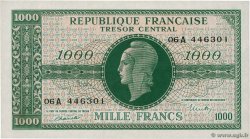 1000 Francs MARIANNE BANQUE D&nbsp;ANGLETERRE FRANCIA  1945 VF.12.01