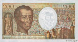 200 Francs MONTESQUIEU FRANCIA  1992 F.70.12c AU