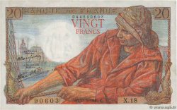 20 Francs PÊCHEUR FRANCE  1942 F.13.02