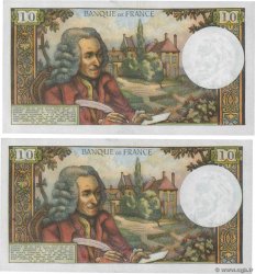 10 Francs VOLTAIRE Consécutifs FRANCE  1973 F.62.64 pr.NEUF
