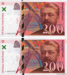200 Francs EIFFEL Consécutifs FRANCE  1999 F.75.05