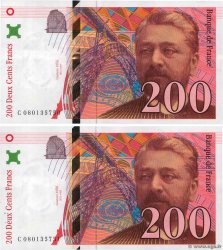 200 Francs EIFFEL Consécutifs FRANCE  1999 F.75.05
