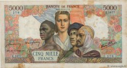 5000 Francs EMPIRE FRANÇAIS FRANCIA  1945 F.47.48 MB