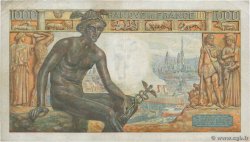 1000 Francs DÉESSE DÉMÉTER FRANCE  1943 F.40.17 TB