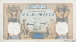 1000 Francs CÉRÈS ET MERCURE type modifié FRANCIA  1940 F.38.50 MBC+