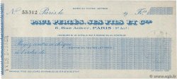 Francs FRANCE regionalismo e varie Paris 1933 DOC.Chèque SPL
