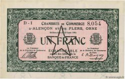 1 Franc FRANCE régionalisme et divers Alencon et Flers 1915 JP.006.30 pr.NEUF
