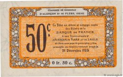 50 Centimes FRANCE regionalism and various Alencon et Flers 1915 JP.006.33 UNC-