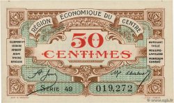50 Centimes FRANCE régionalisme et divers Région Économique Du Centre 1918 JP.040.05 pr.NEUF