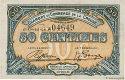 50 Centimes FRANCE regionalism and miscellaneous Guéret 1918 JP.064.16 AU