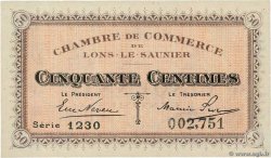 50 Centimes FRANCE régionalisme et divers Lons-Le-Saunier 1918 JP.074.09 NEUF