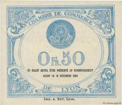 50 Centimes FRANCE régionalisme et divers Lyon 1920 JP.077.20 SPL